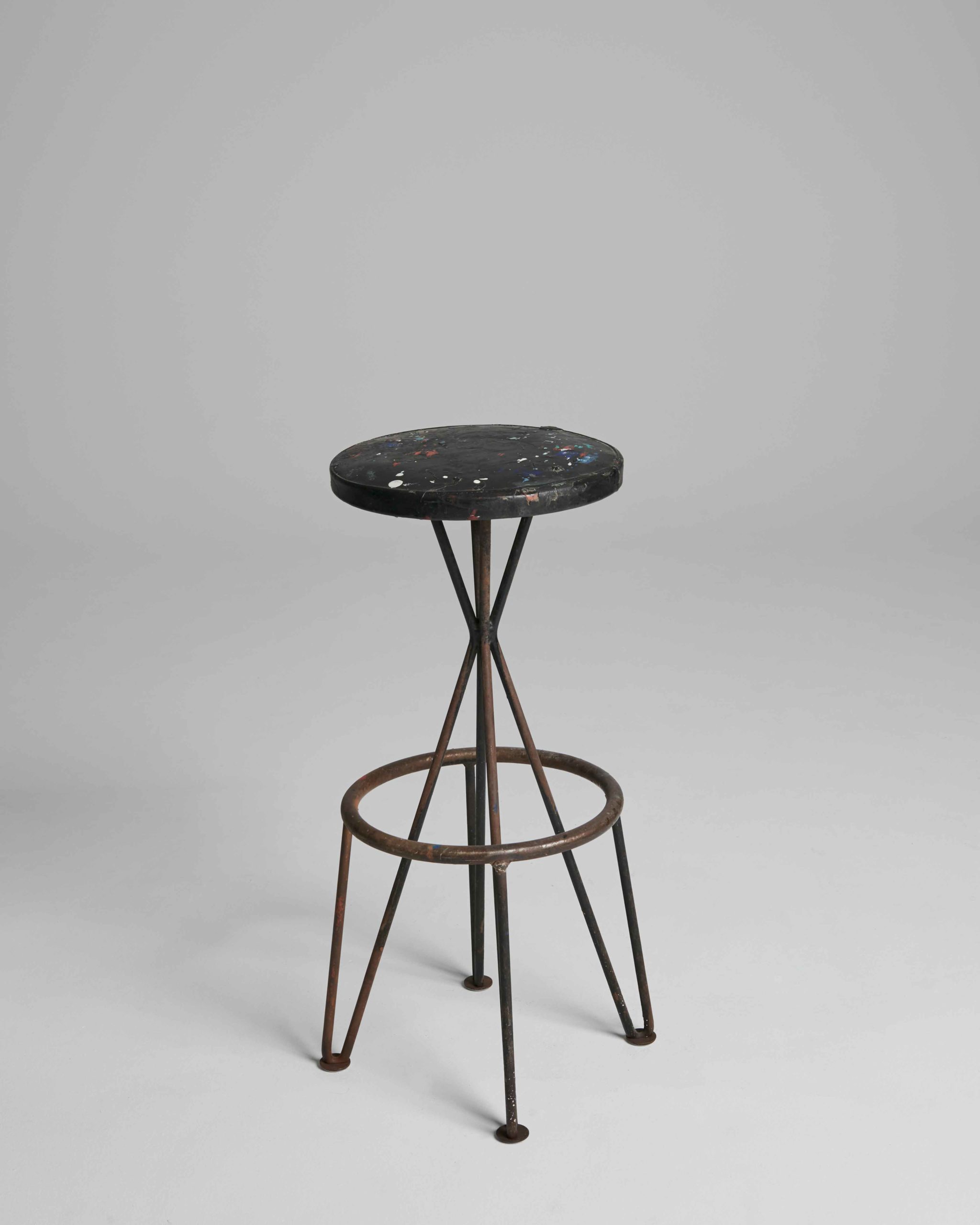 tabouret peintre antique location props studio